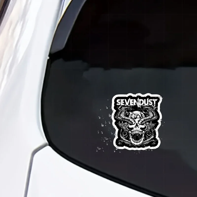 Фото Наклейка Sevendust для мотоциклов, автомобилей, шлемов, окон и бамперов - прочный ПВХ-материал №3