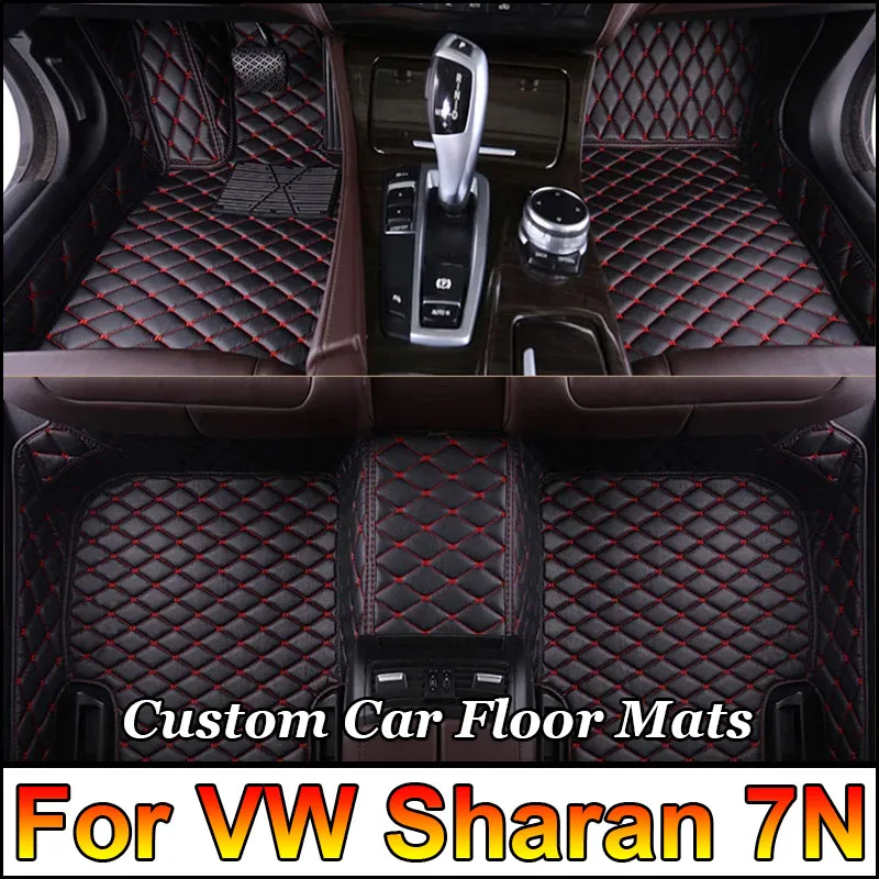 Автомобильные коврики для Volkswagen VW Sharan 7N 7 мест 2010 ~ 2022 автомобильный кожаный