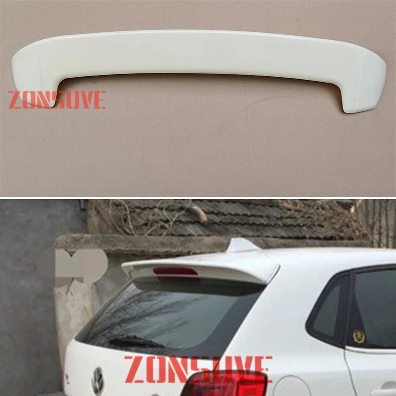 Для Volkswagen Vw Polo 2011-2018 год спойлер спортивный ABS пластик заднее крыло багажника