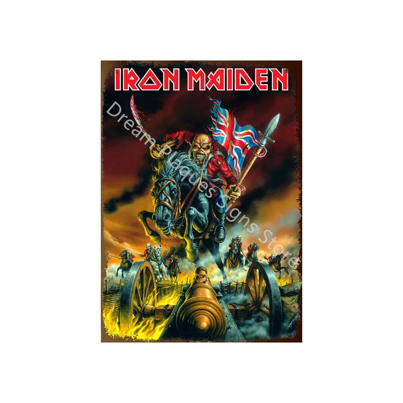 

Металлическая табличка Iron Maiden Book of Souls 8x12 дюймов
