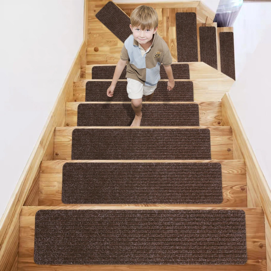 

European Stair tread mat self-adhesive floor pads non-slip home area rug step staircase protection cover door mats outdoor