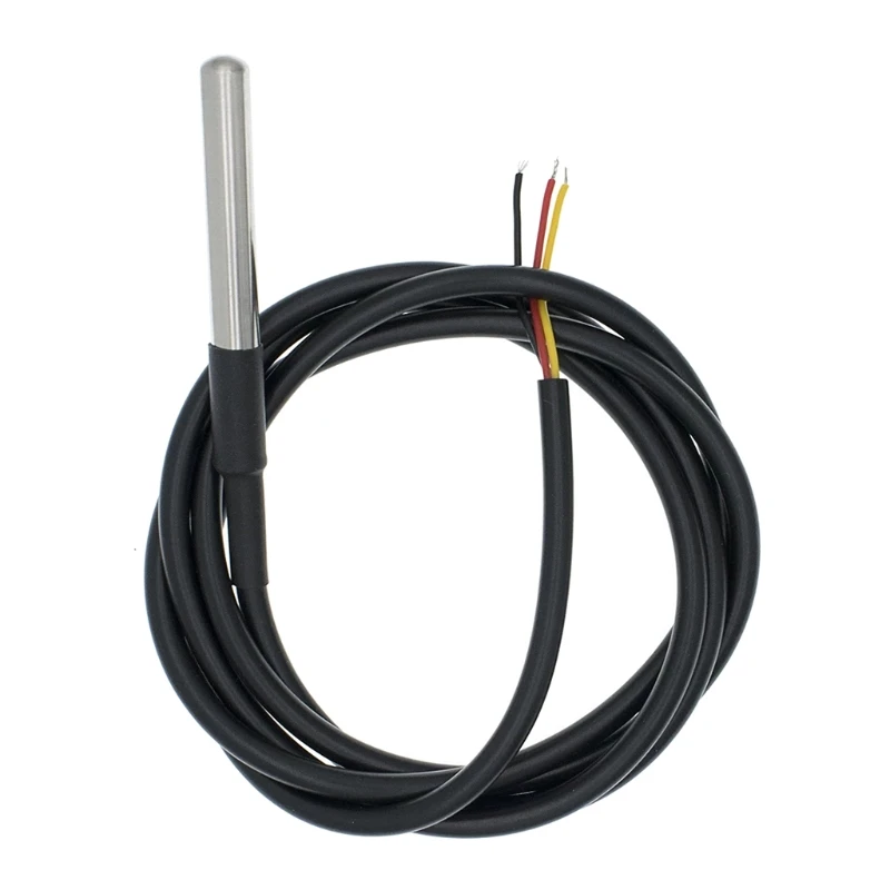 

DS18B20 Waterproof Temperature Sensors Thermistor Temperature Controller Stainless Steel Probe 3.3 / 6.6 / 9.8 / 16.4ft