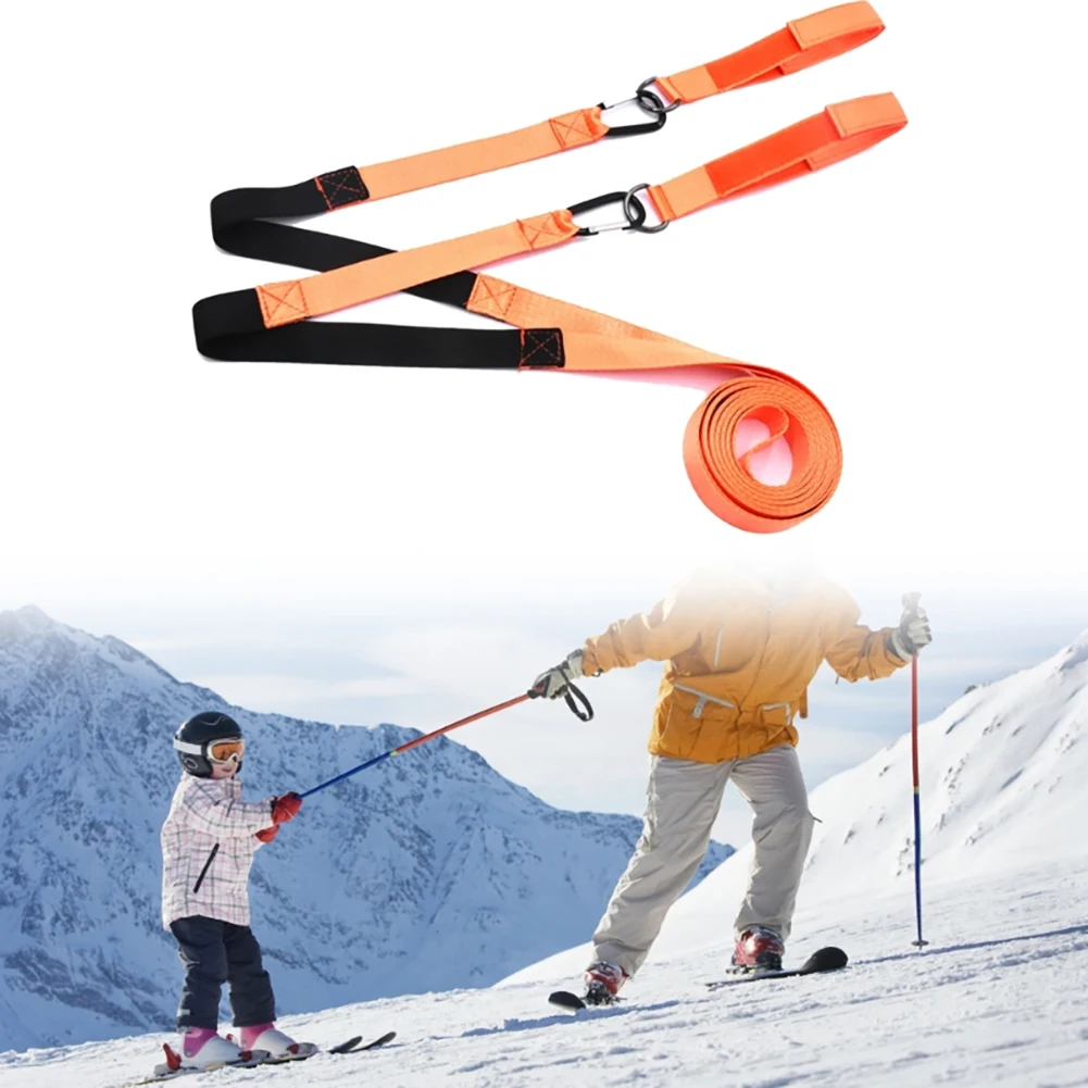 

YOUZI Kid Ski Turning Aid Rope Safety Training Belt Ski Traction Training Rope Protective Belt Accessories For Boys Girls
