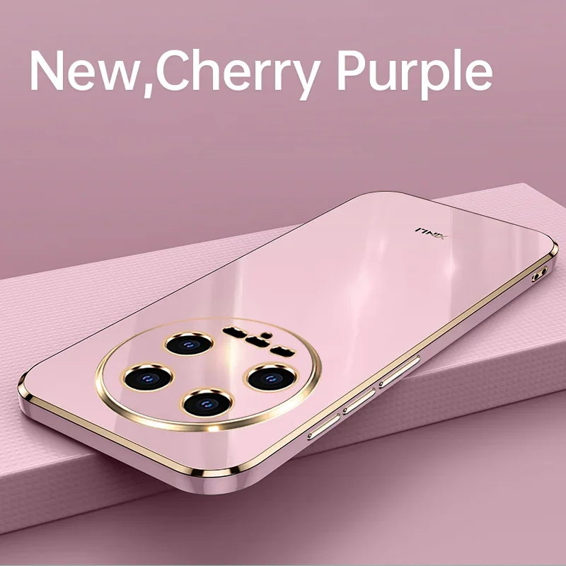 Роскошный чехол для телефона с квадратным покрытием Xiaomi 14 ultra xiomi 5G