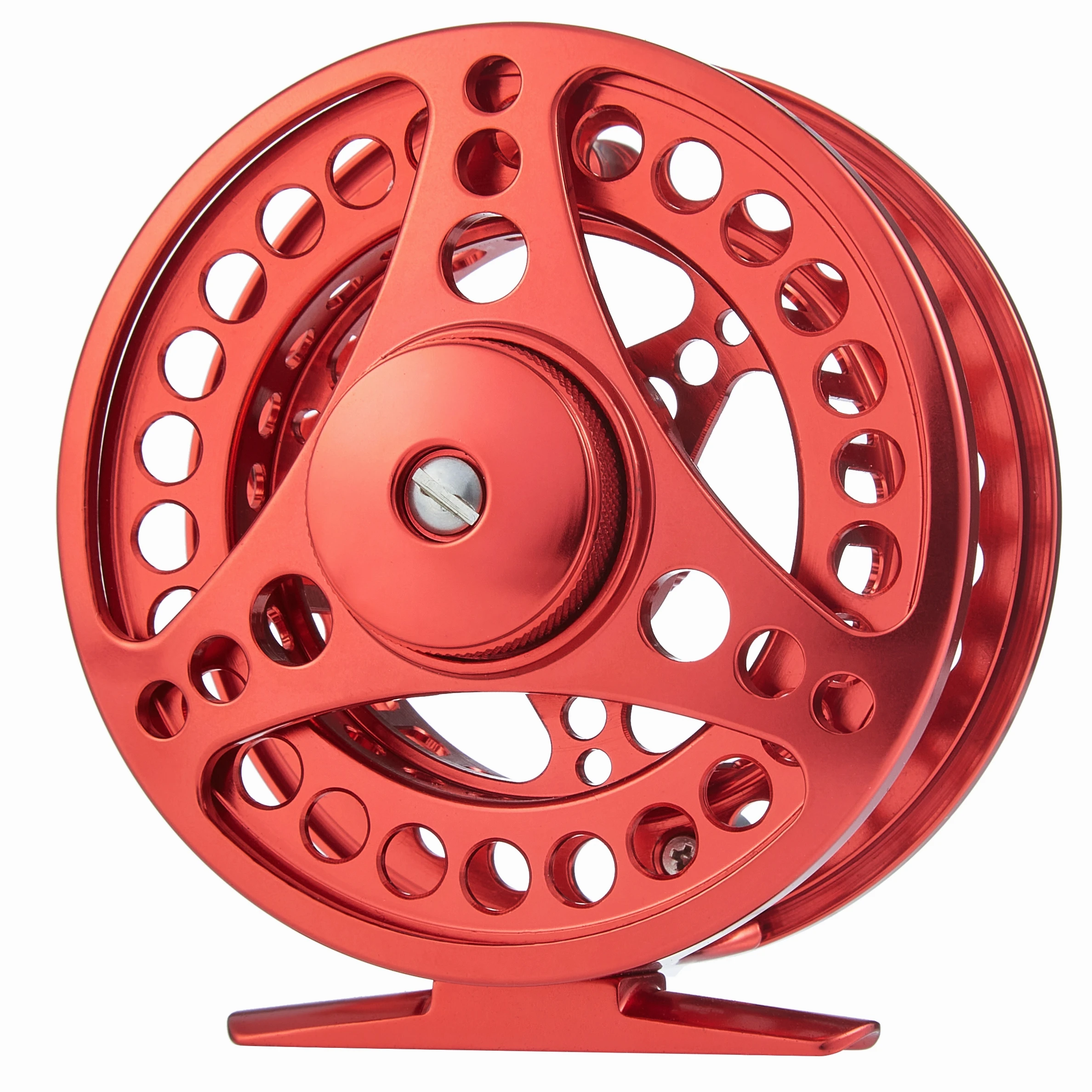 5/6 CNC Machined Aluminum Fly Fishing Reel Large Arbor Left and Right Handed Changeable Disc Drag System Reel Diameter 85mm