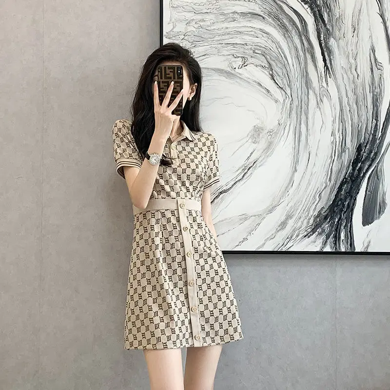 

The New Fashion Dresses for Women Woman Dress Loose Breathable Environmental Friendly Spring and Summer Korean Version Knitting
