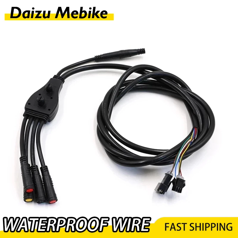 

Водонепроницаемая проволока для горного велосипеда, электрический велосипед со светодиодной подсветкой и ЖК-дисплеем, Электрический элек...