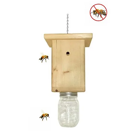Деревянная ловушка для пчел, прочная уличная подвесная фотоловушка, оборудование для пчеловодства, инструмент для пчел, улей, товары для дома