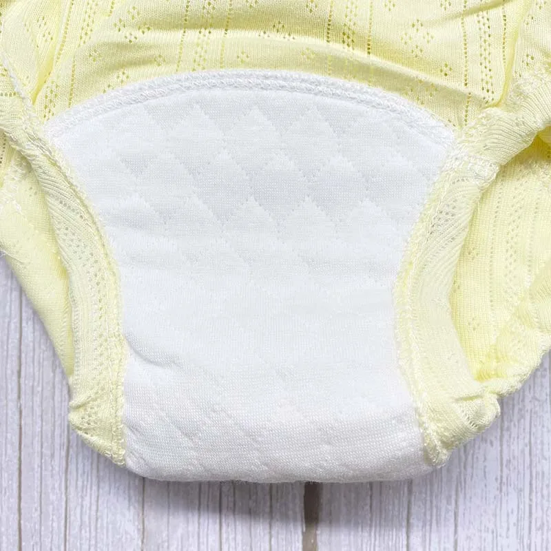 2/3PCS Candy Colors Newborn Training Pants Summer Baby Shorts Washable Boy Girls Cloth Diapers Reusable Nappies Infant Panties images - 6
