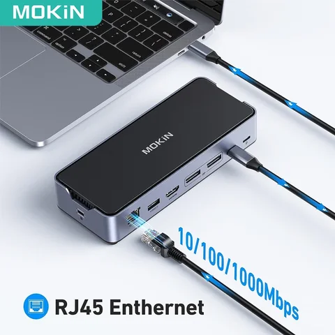MOKiN 15 в 1 Док-станция USB C