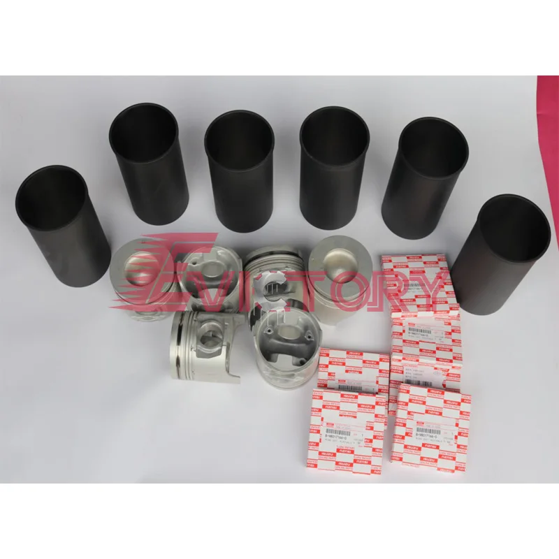 Для Isuzu 6HK1TC 6HK1x 6HK1 комплект для восстановления поршня + поршневое кольцо гильзы