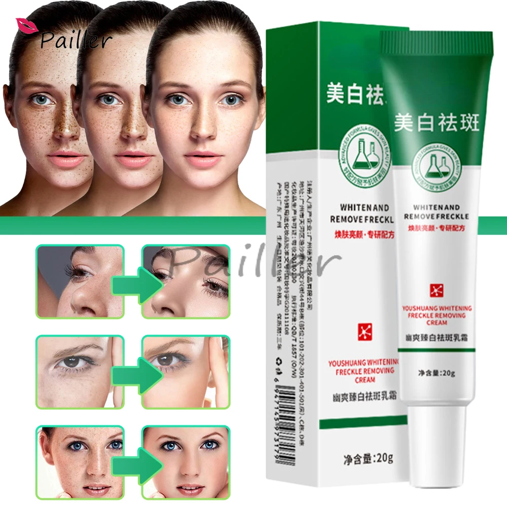 

Face Skin Care Freckles Cream Remove Melasma Dark Spot Lightening Melanin Lentigo Removal Remover Moisturize Brighten Whitening