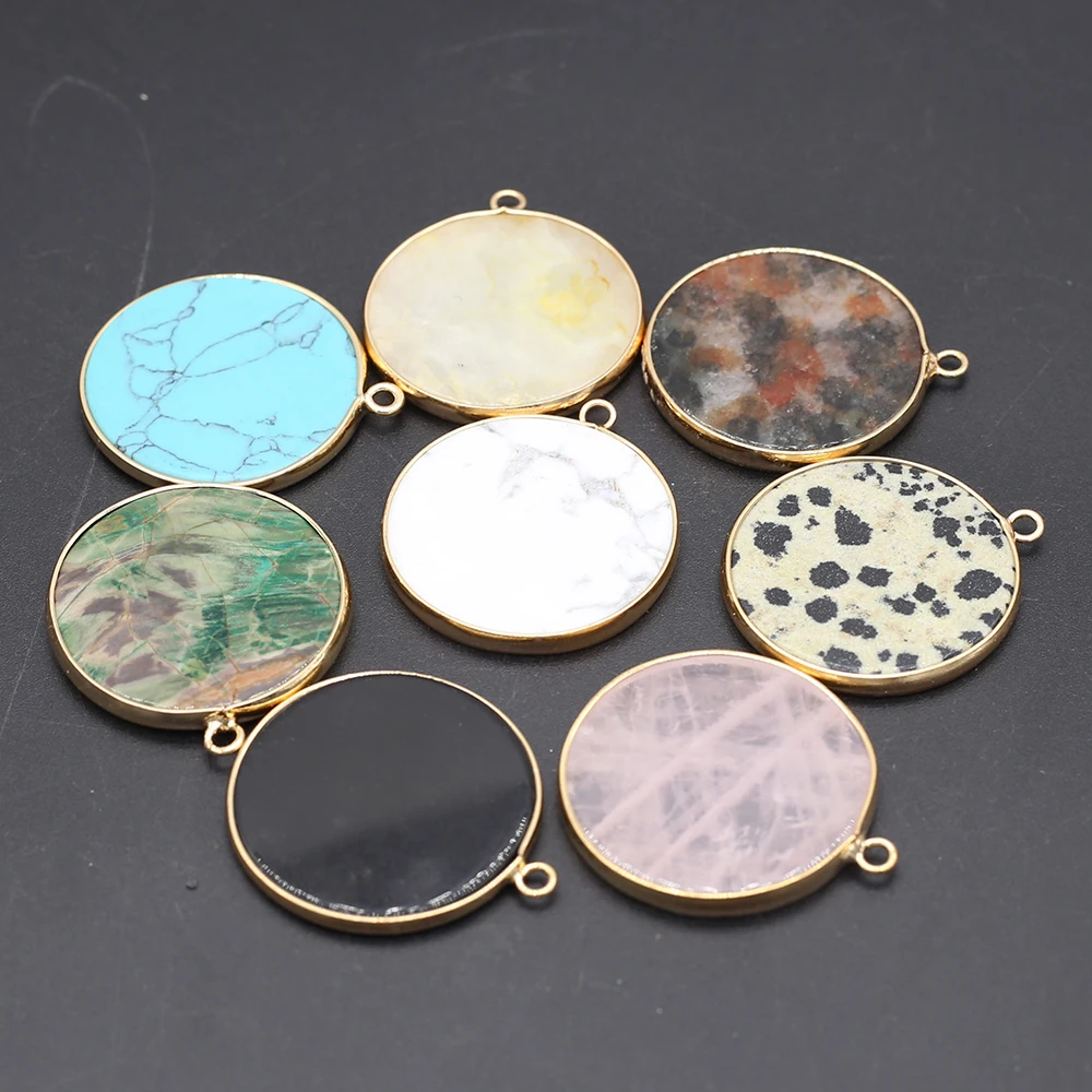 Женские круглые серьги-подвески 31x36 мм |