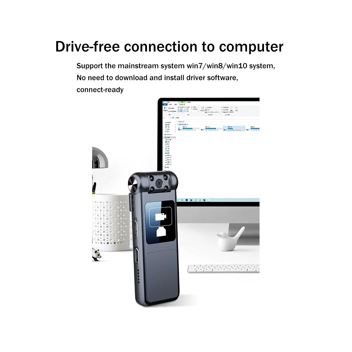 

V18 Action Camera 64G HD Video Recorder Loop Recording Motion Detection Infrared Audio Video Recorder Portable Recorder