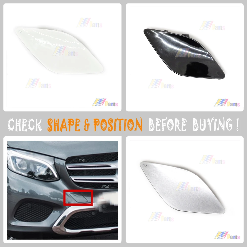 

Передняя крышка для буксировки 16-18 Mercedes GLC W253 C253 Coupe 200 220 220d 250 250d 300 350 350d 350e 43 63 SUV 2538850022