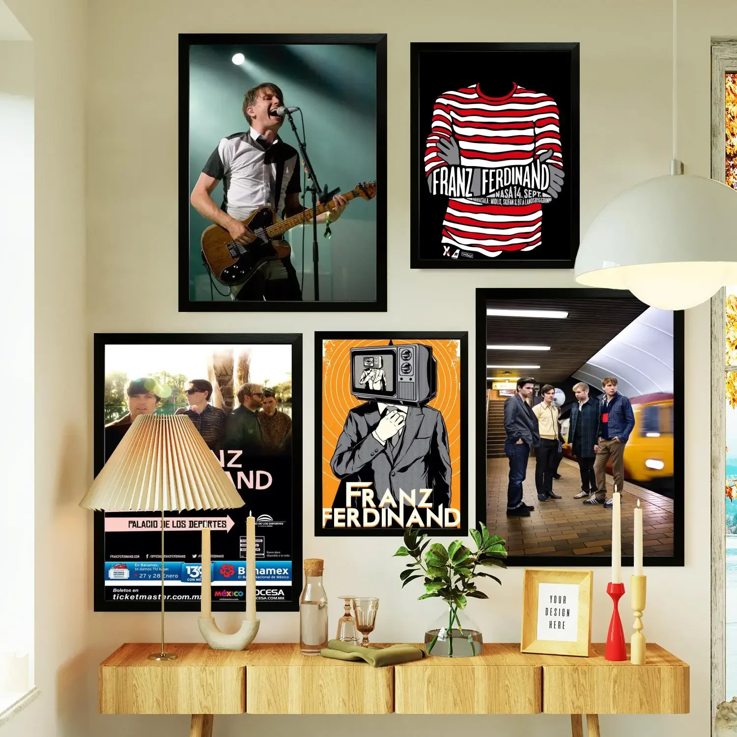 Постер Франца Фердинанда настенный художественный постер на холсте для