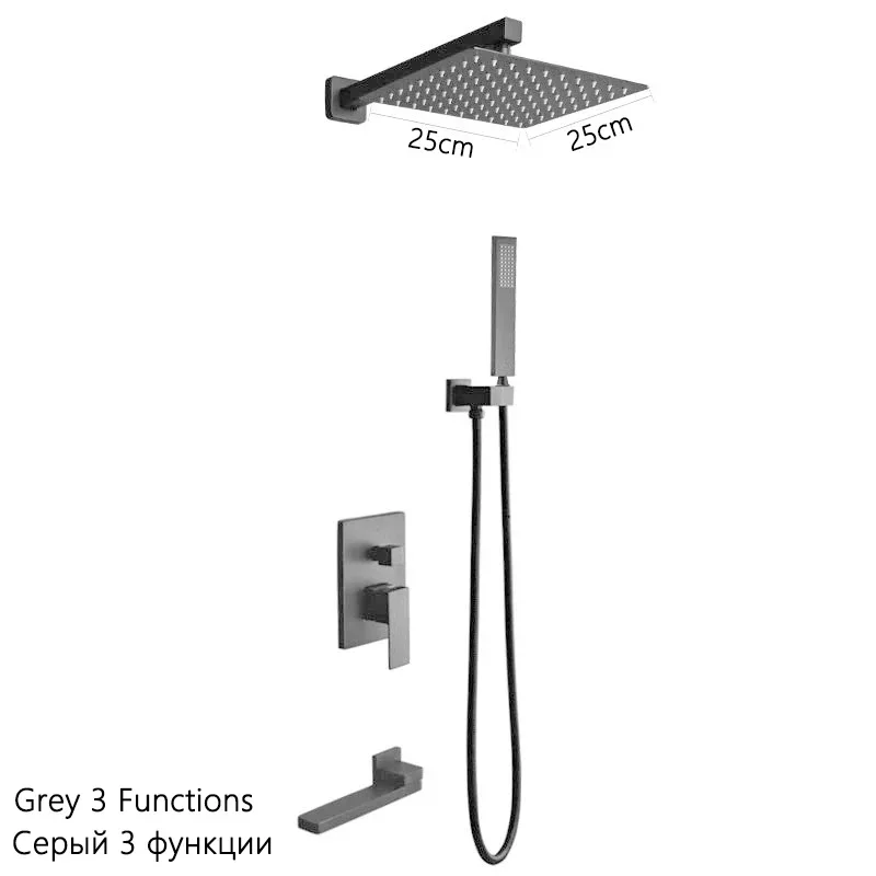 

Душевая система WJNMONE серая