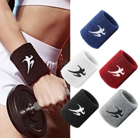 unisex sport wristband sweat running fitness bracer tennis basketball bracer volleyball hand band sports accessories 5colors