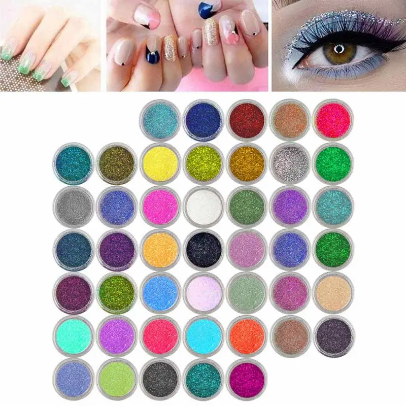 

Glitter Fine Dust Powder Nail Art Make Up Body Glitter Shimmer Powder Decoration For Face Body Eye Shadow Craft Cosmetic