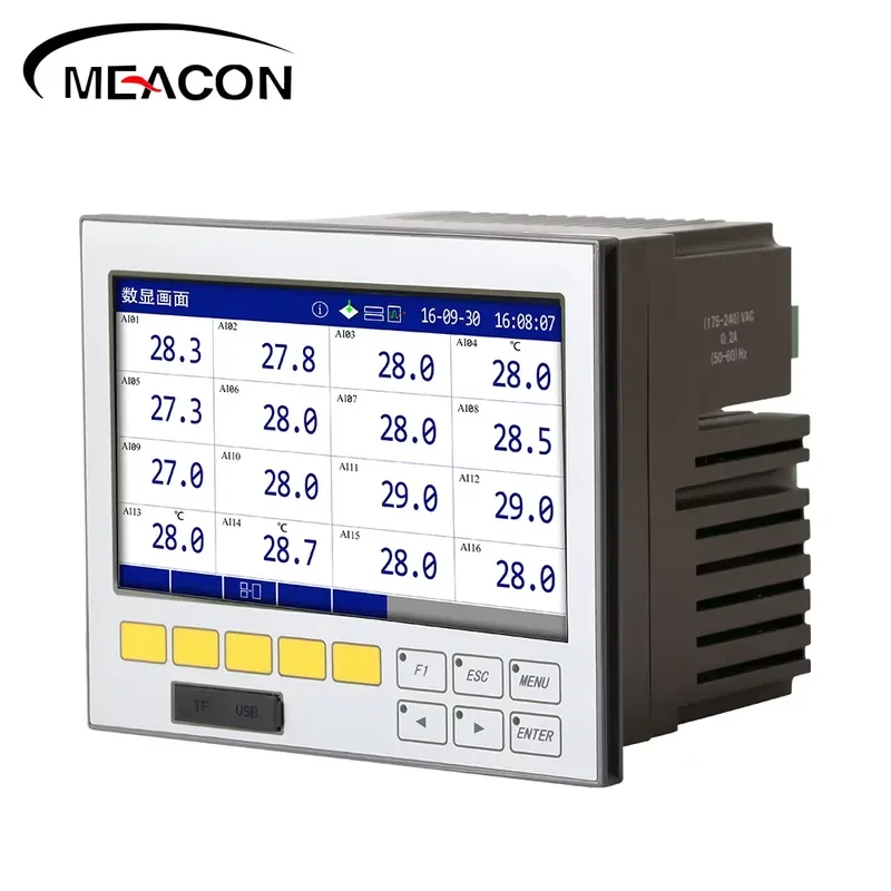 Фото Безбумажный регистратор температуры Meacon RX8000D с 40 каналами №1
