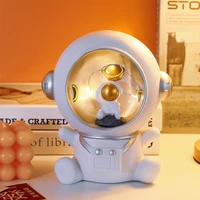 creative astronaut figurine desk small night light piggy bank childrens gift astronaut money box desktop decorations home decor