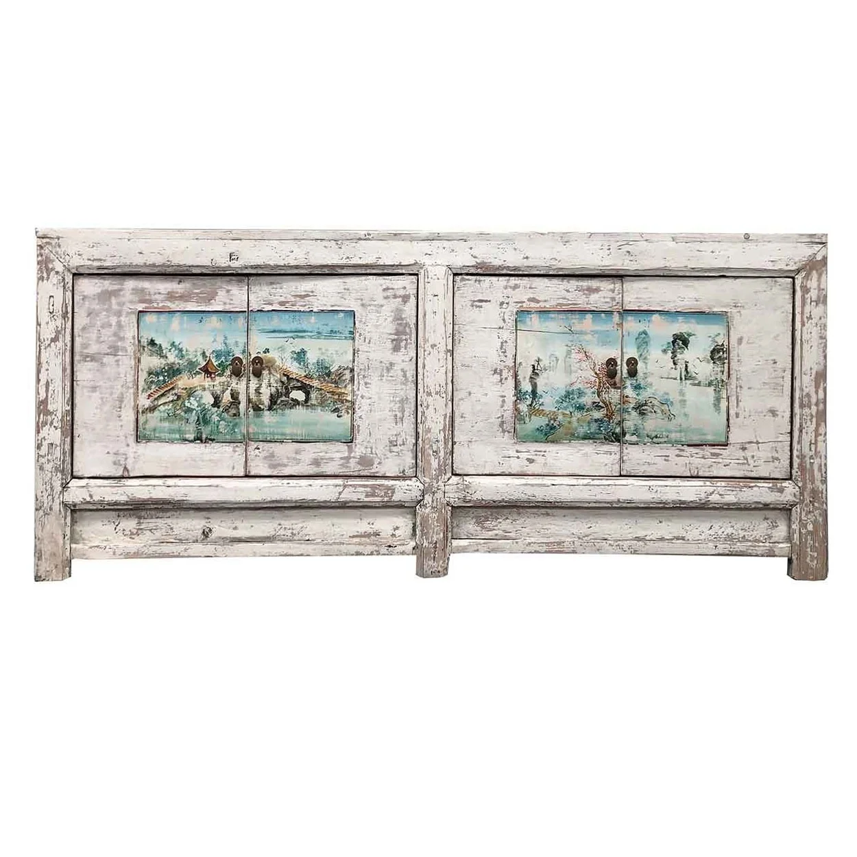 Восточная Античная репродукция длинный рустикальный Состаренный стол с ручной