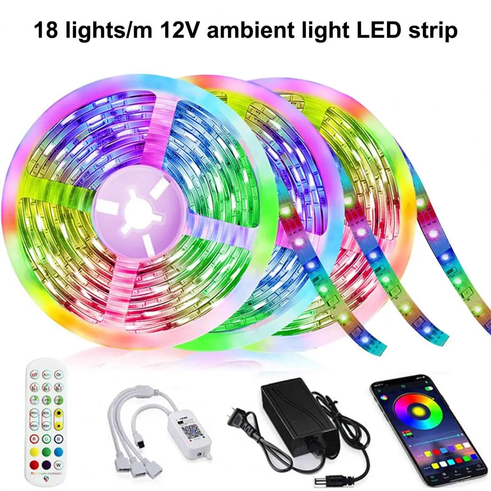 

Комнатное украшение 12 В 5050 RGB светодиодсветодиодный лента для телевизора, лента, настенный Декор для дома