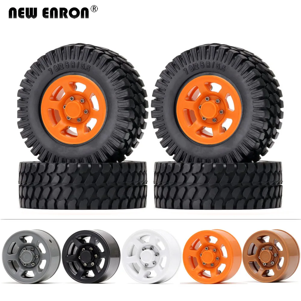Новые пластиковые шины ENRON 1.55 дюймов колёсные Диски &amp 78 мм резиновые для