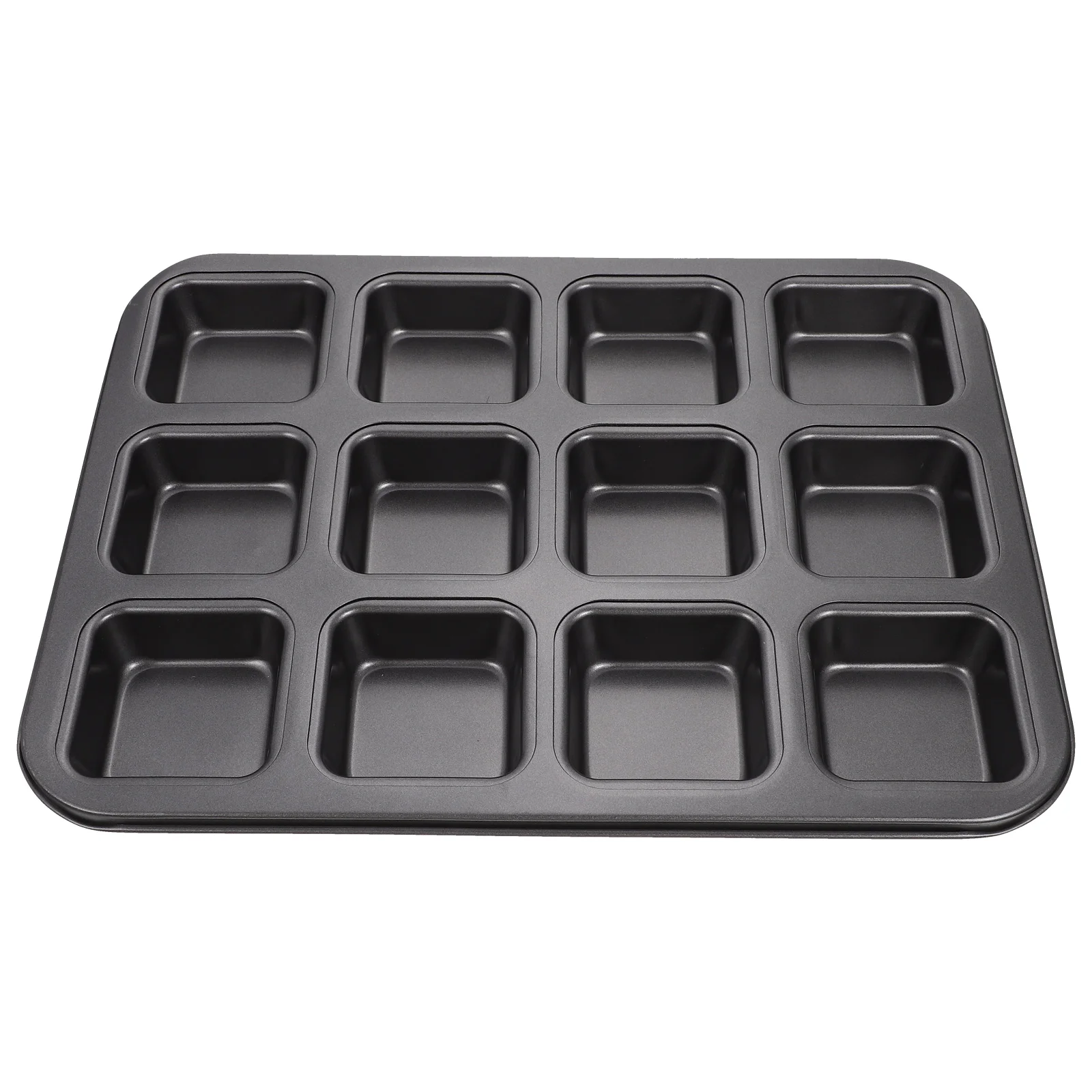 

Pan Baking Cake Brownie Mold Pans Tray Mini Molds Muffin Cupcake Metal Cookie Small Mould Donut Bread Carbon Loaf Steel Ice