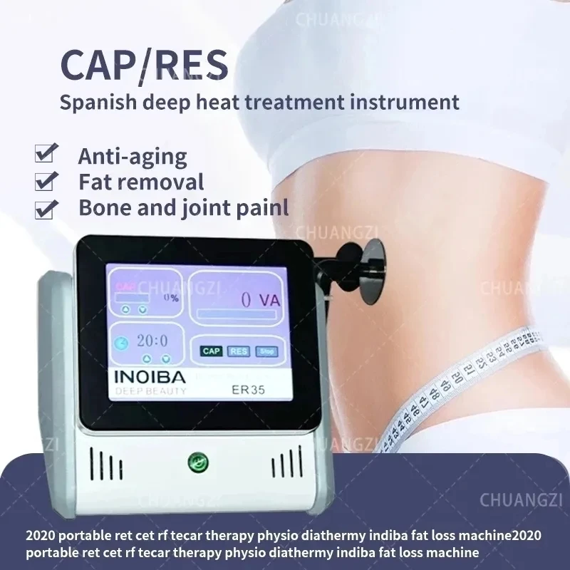 

Новинка 2023, оборудование INDIBA RET CET для снятия боли в теле, для похудения Indiba 448 кГц INDIBA для спа-салона, машина для похудения тела