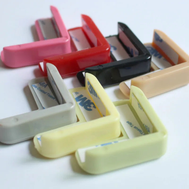 4Pcs/set Baby Safety Accessories L Shape Candy Colors Protector Cover Table Corner Guards Children Protection Furnitures Edge