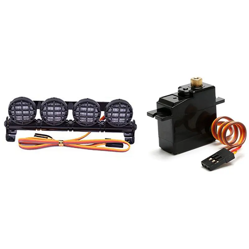 

Обновленный металлический сервопривод 3,5 кг с многофункциональной ультраяркой лампой, светодиодный светильник на крышу с 4 точечными лампа...