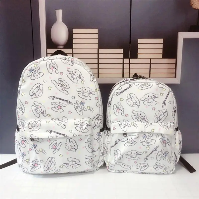 

43Cm Kawaii Cartoon Anime Sanrioed Cinnamoroll Cute Backpack Kuromi My Melody Schoolbag Large Capacity Backpack Computer Bag