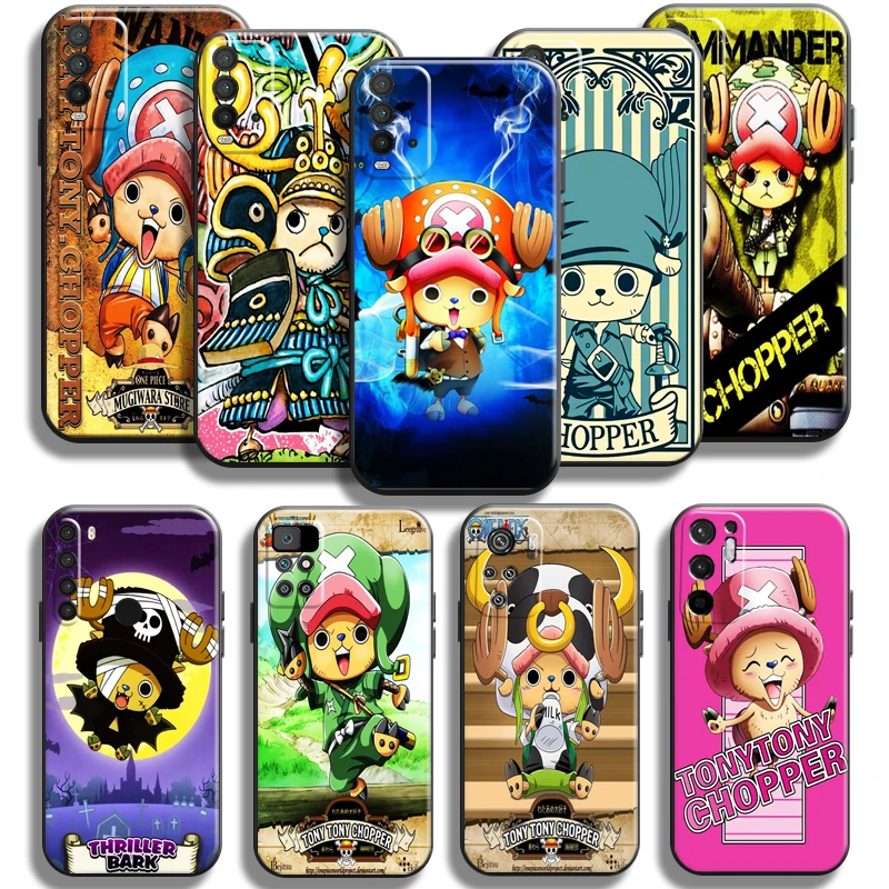 

Anime Tony Tony Chopper ONE PIECE Funda Soft Liquid Silicon Back Coque Black