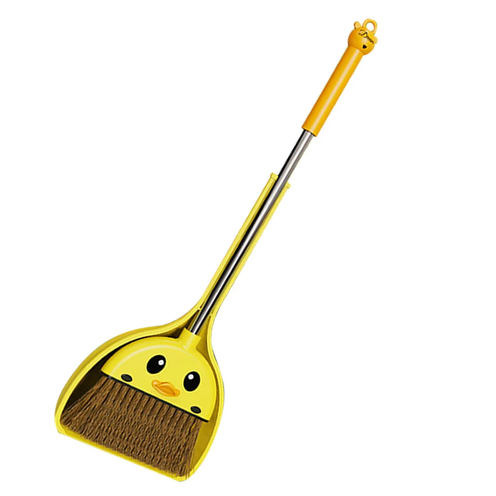 

Broom Dustpan Kids Toys Children Cleaning Playset Brush Kindergarten Small Toddler