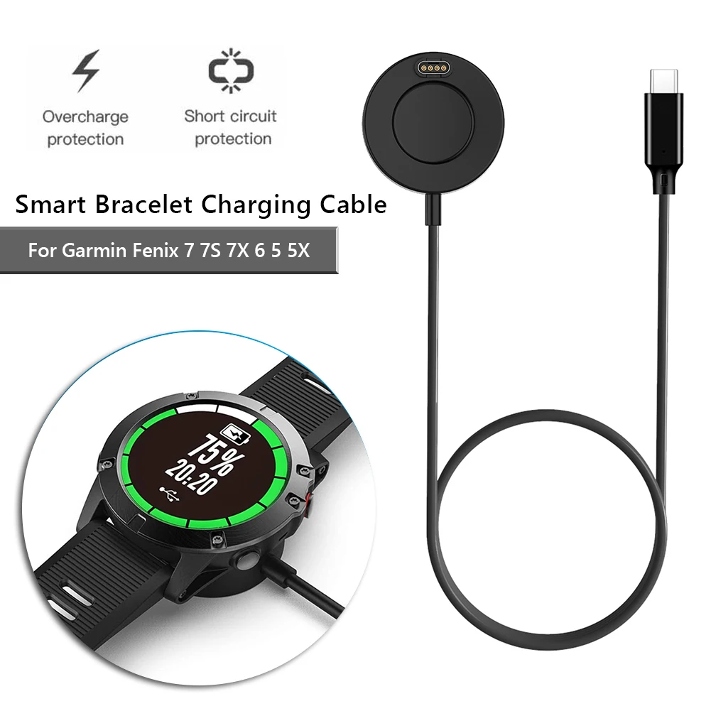 

Кабель для зарядки Garmin Fenix 7 7S 7X 6 5 5X, 100 см