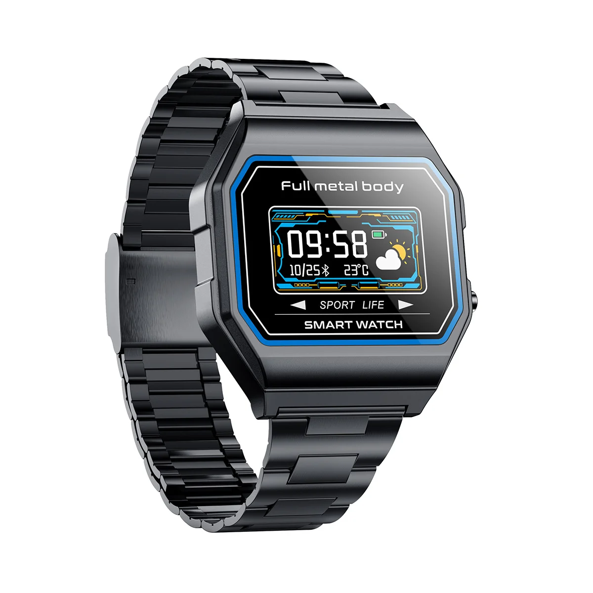 

XIAOMI Stylish Smart Watch Waterproof Bluetooth Bracelet Heart Rate Blood Pressure Monitoring Sports Fitness Pedometer Watch