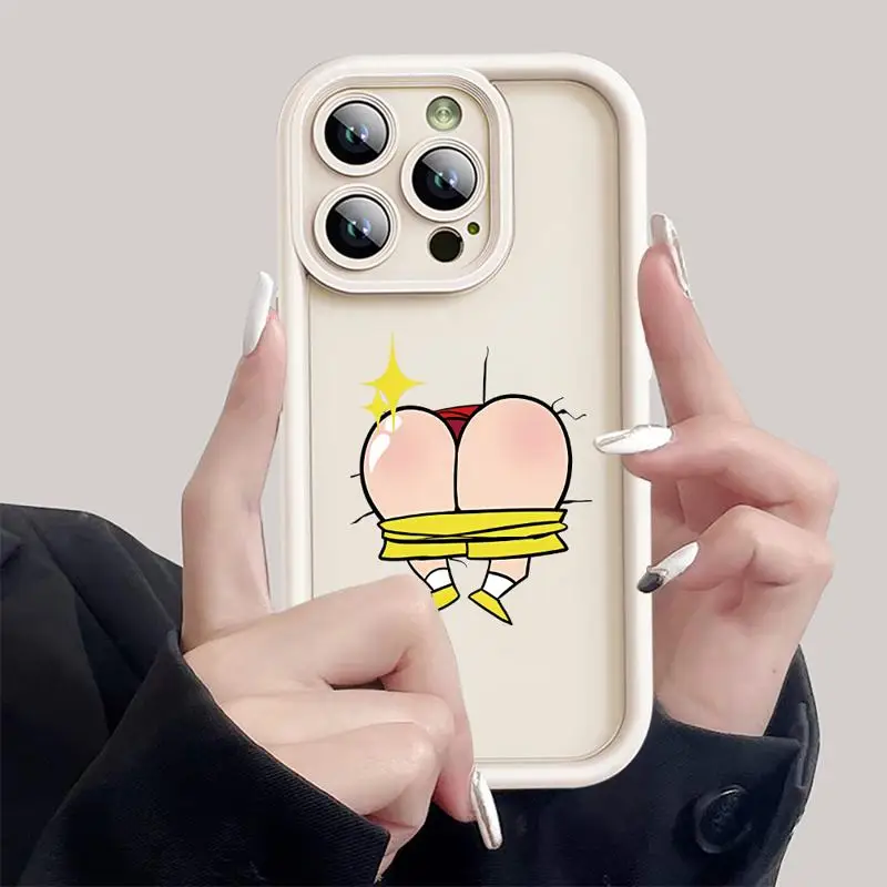 Чехол S-ShinChan C-Crayon для телефона Xiaomi Redmi 12 12C 13C 5G 13 4G A1 A2 Plus A3 Poco X3 NFC Pro C50 C51 C61