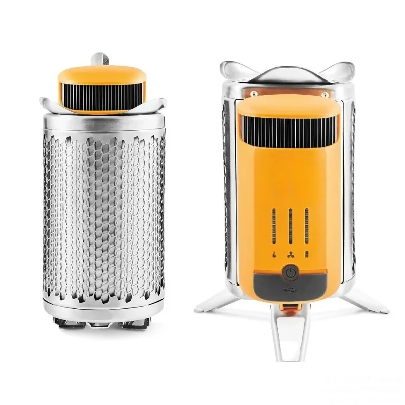 Фото CampStove 2, уличная бесдымная печь для кемпинга, пожарная печь, перезаряжаемая легкая печь для дров №4