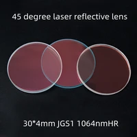 304mm plano glass 45 degree 1064nmhr reflective lens quartz jgs1 mirror for laser machine