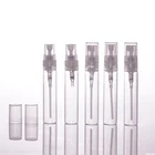 50 шт., прозрачная стеклянная бутылка для духов, 2 мл, 3 мл, 5 мл, 10 мл