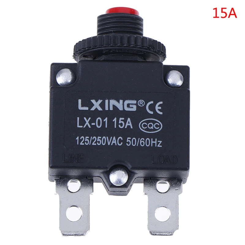 

Автоматический выключатель от перегрузки Current Overload Protector Switch 3A 4A 5A 6A 8A 10A 15A 20A 30A