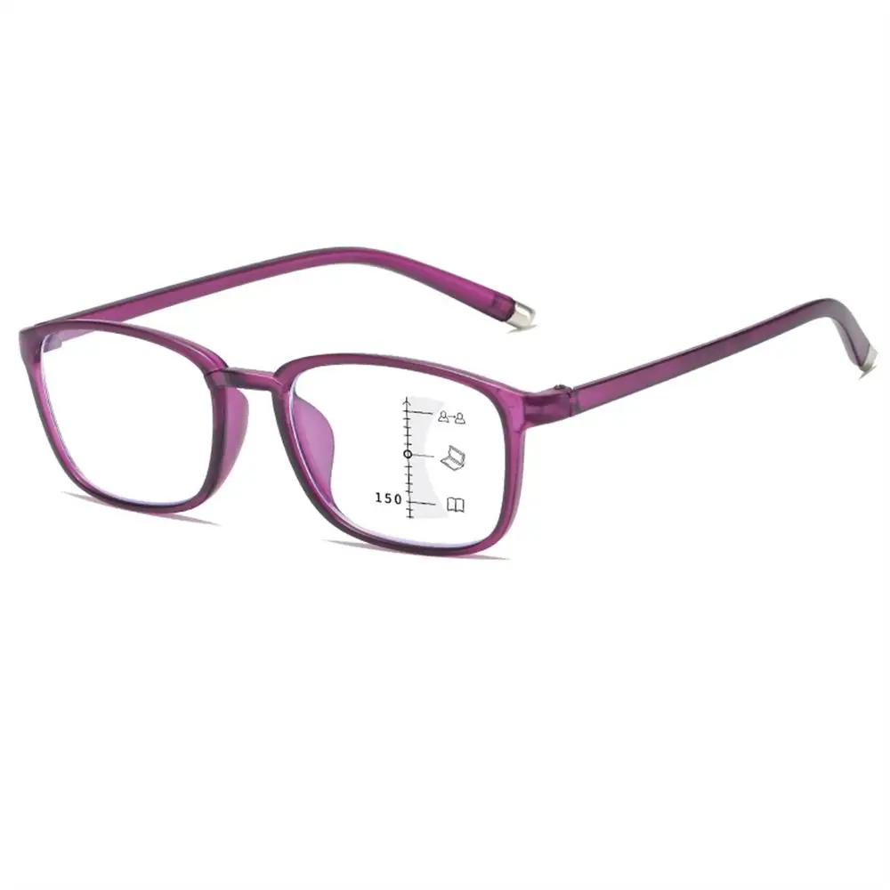 

TR90 Anti-Reflective Progressive Multi-focus Dual-use Presbyopia Spectacles Far and Near Reading Glasses