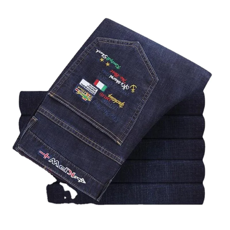 

New High-End Brand Business Casual Comfortable Breathable Elasticity Kenty Shark Men Fashion Jeans Pants