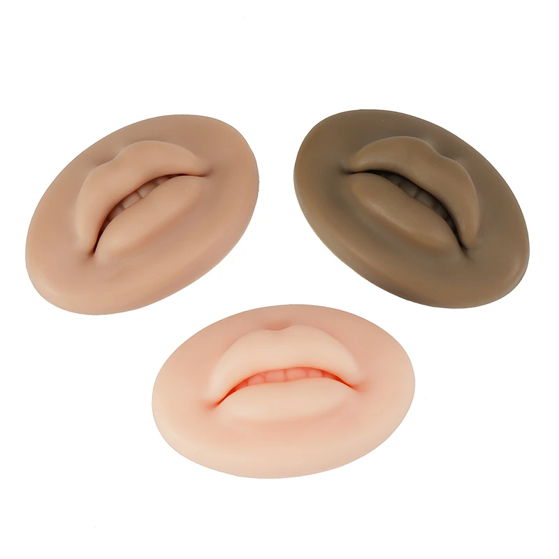 1PCS Lips Eyebrow Tattoo Skin Latex Practice Microblading Blank Fake Beginner Special Designs Supplies |