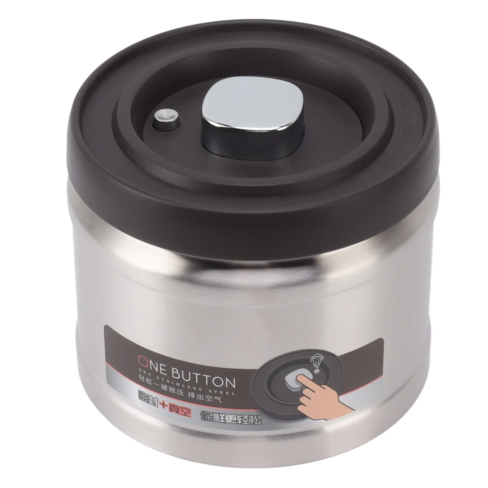 ZK20 Вакуумный герметичный контейнер для кофе из нержавеющей стали 304 пресс-тип