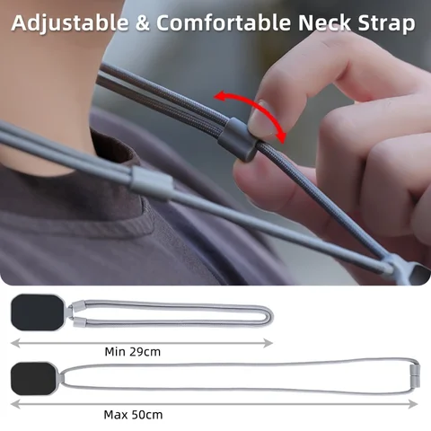 Магнитный шейный ремешок DIXSG для Insta360 Go Ultra