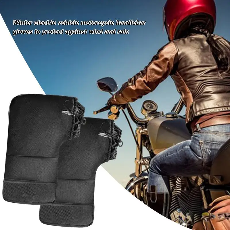 Зимние мотоциклетные перчатки 1 пара водонепроницаемые муфты для рук снегохода