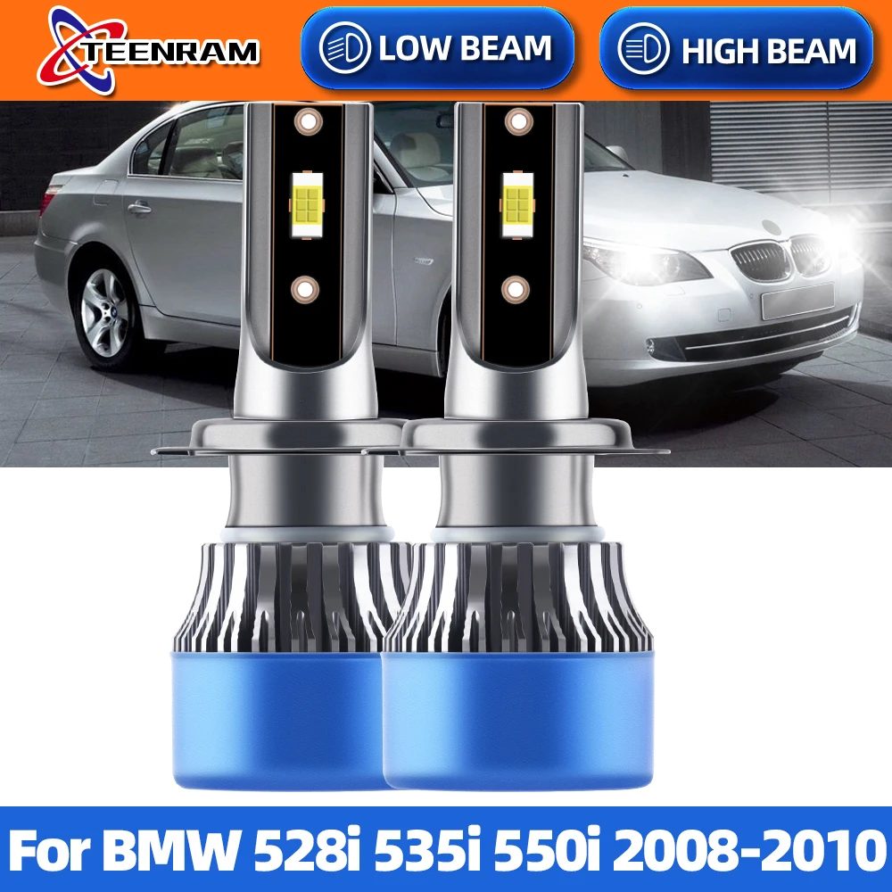 

Car Lights H7 Canbus LED Car Headlight Bulb CSP Chip Led Headlamps Car Lamp 12V 6000K White For BMW 528i 535i 550i 2008-2010