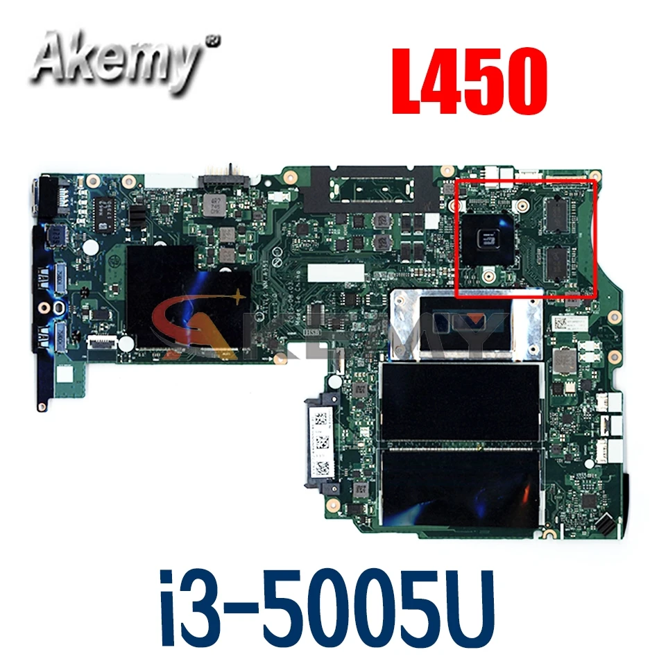 

NM-A351 Motherboard For Lenovo ThinkPad L450 NM-A351 Laotop Mainboard with i3-5005U CPU R5 M240 GPU